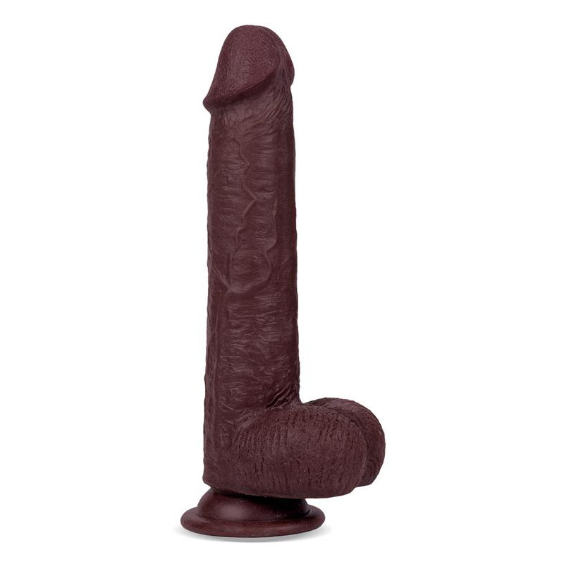 LIKETRUE Gode réaliste Slidy Cock 17 x 4cm Marron